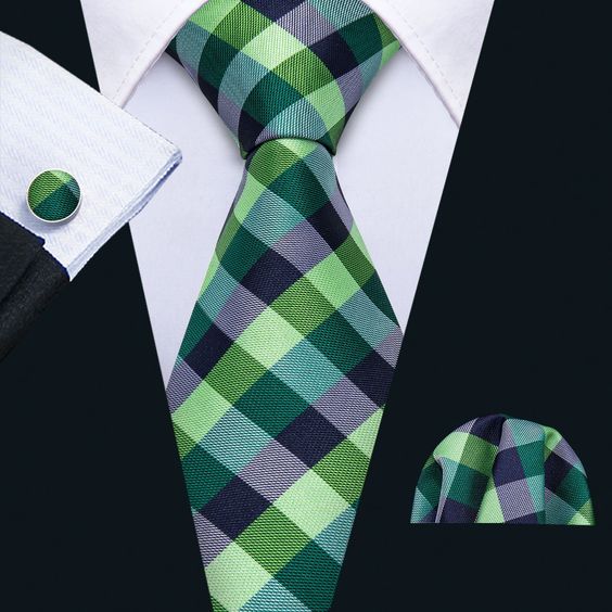 Green Tie Mint Silk Men's Tie