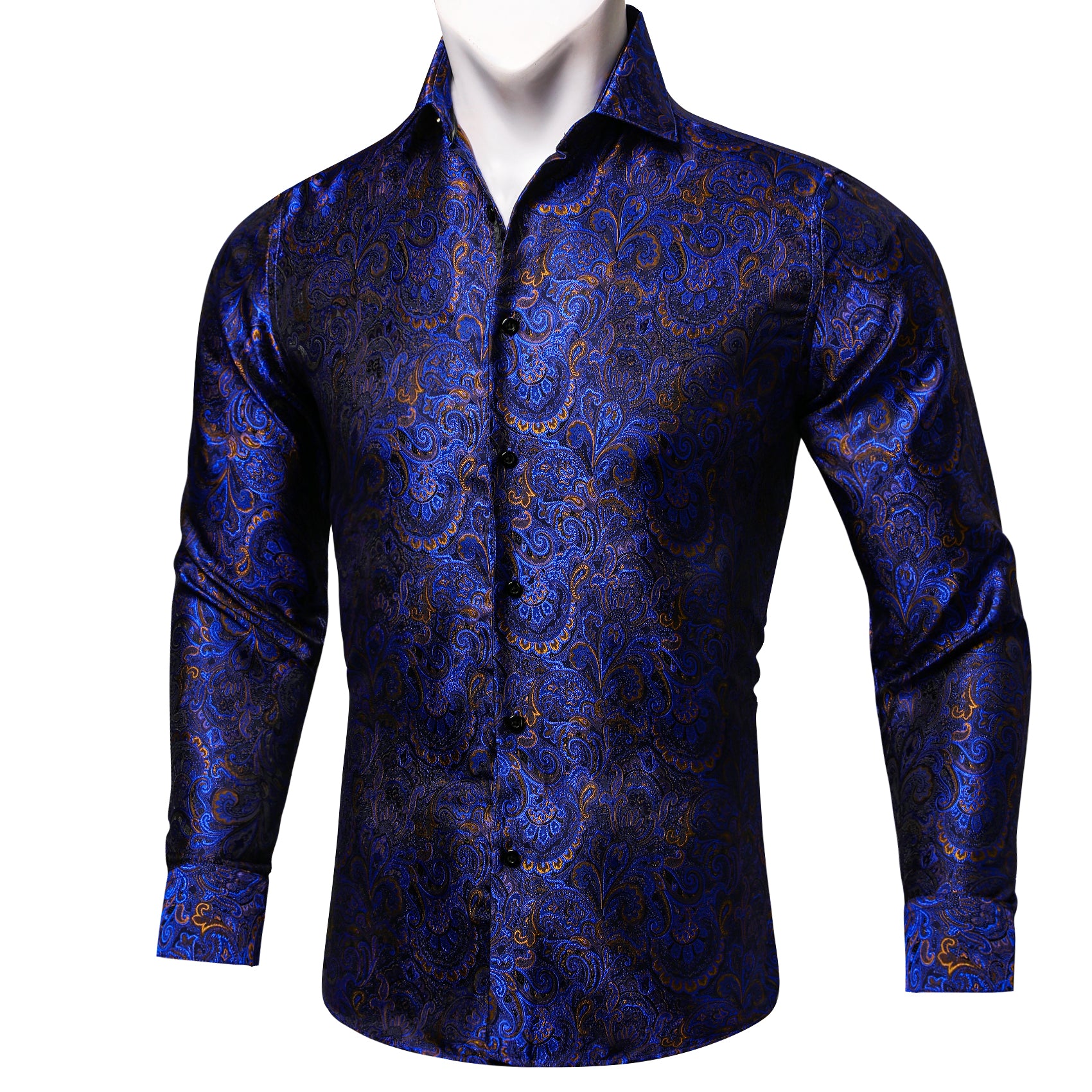 royal blue shirt