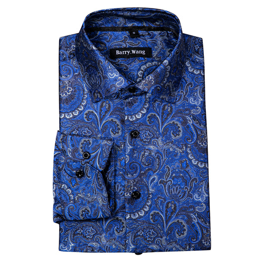 blue dress shirt men