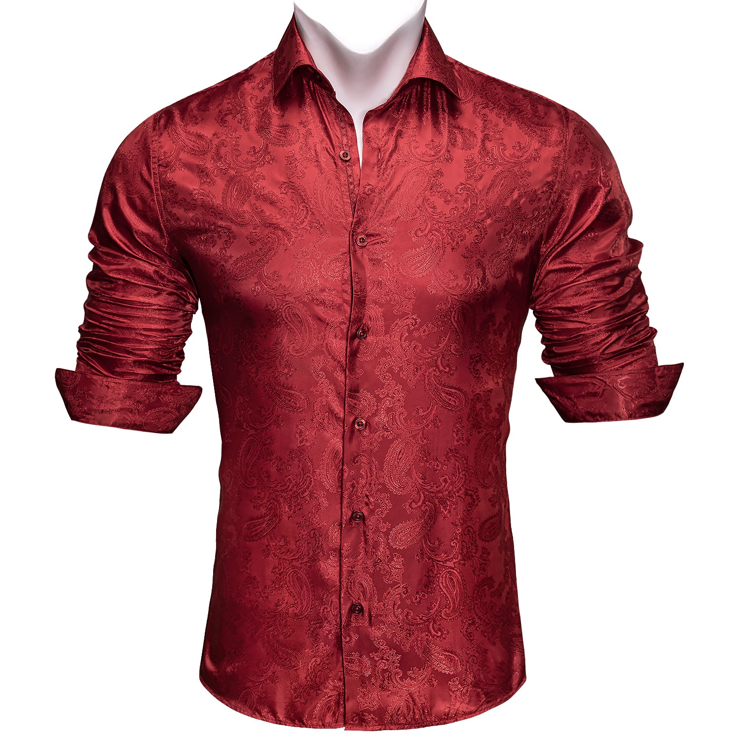 men's dress shirts casual red dress shirt for men 
