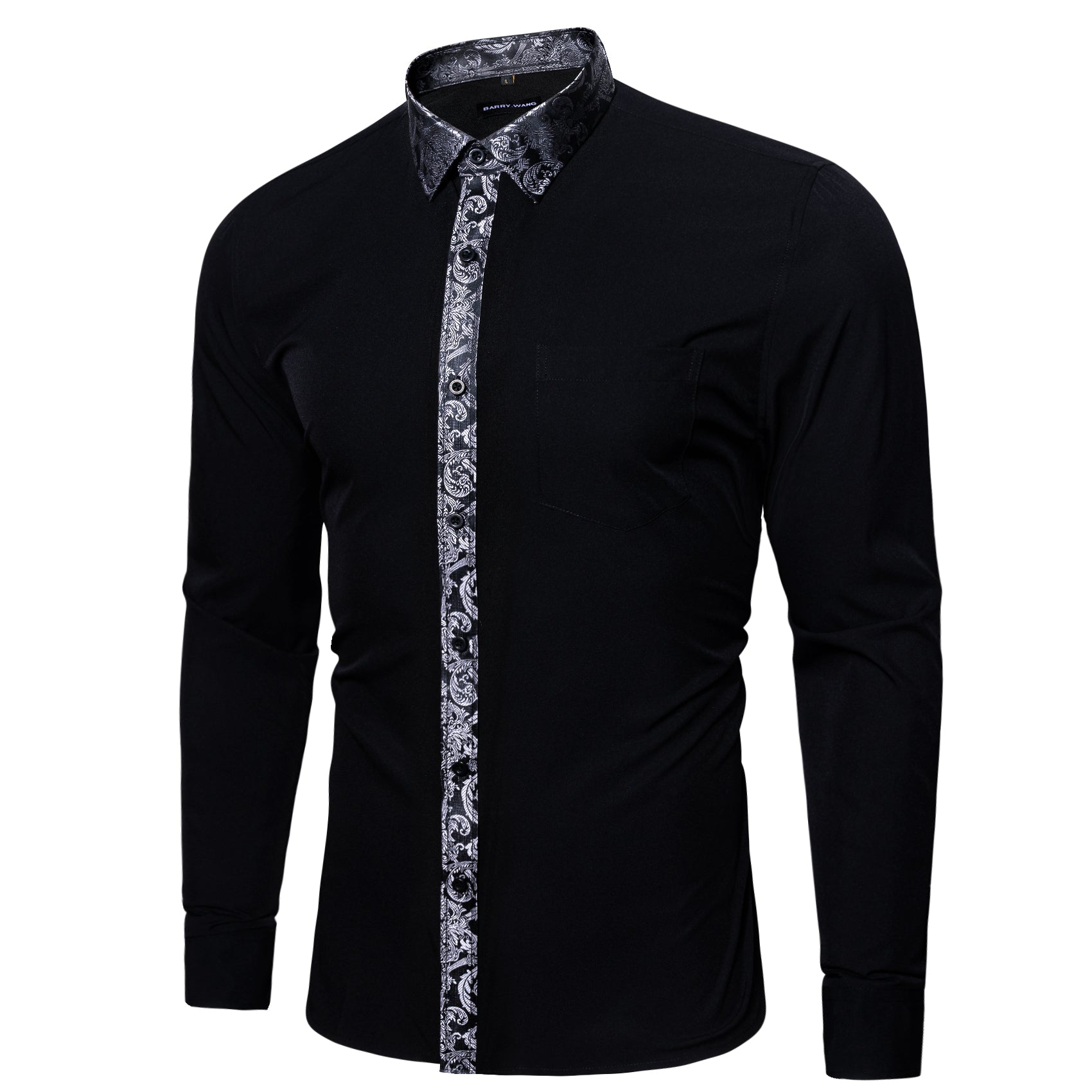black long sleeve shirt