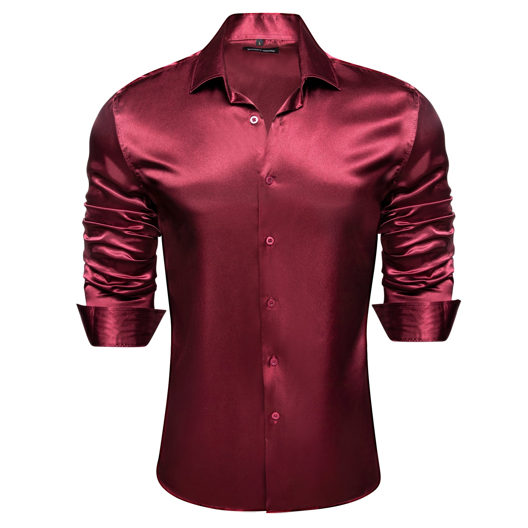 mens red dress shirt