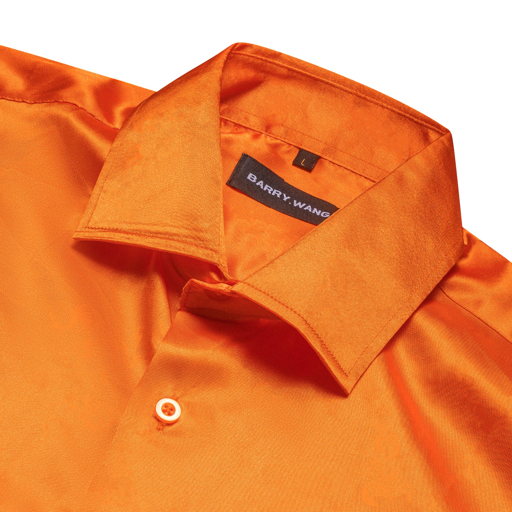 orange long sleeved shirt