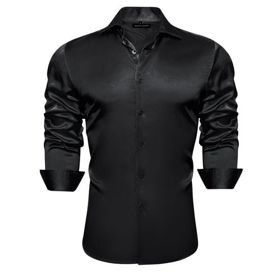 black long sleeve dress shirt