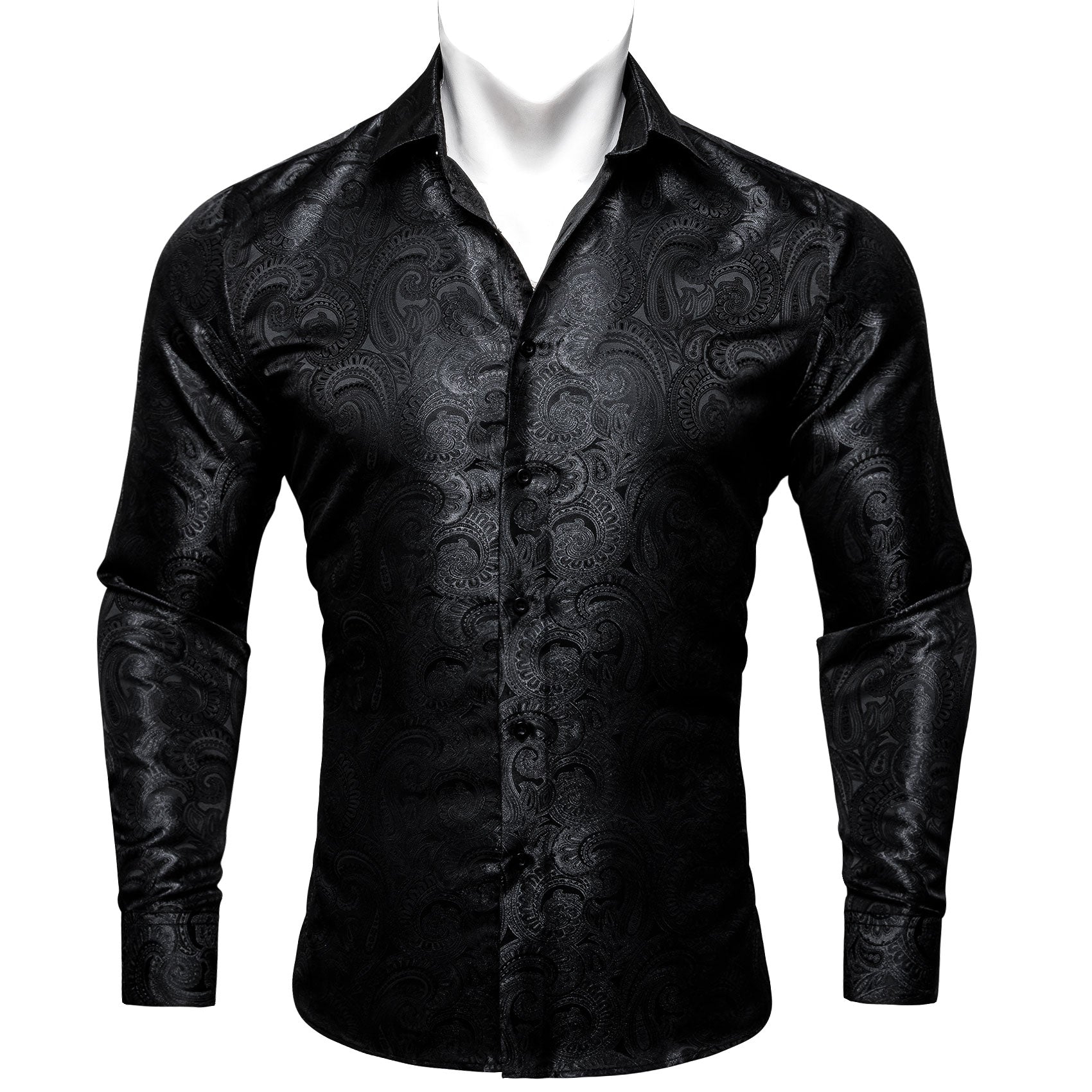 black silk shirt mens clothing shirts