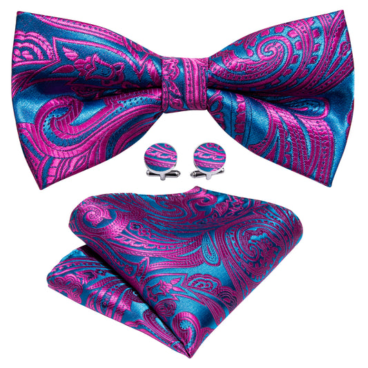 purple paisley ties Boetiw set 