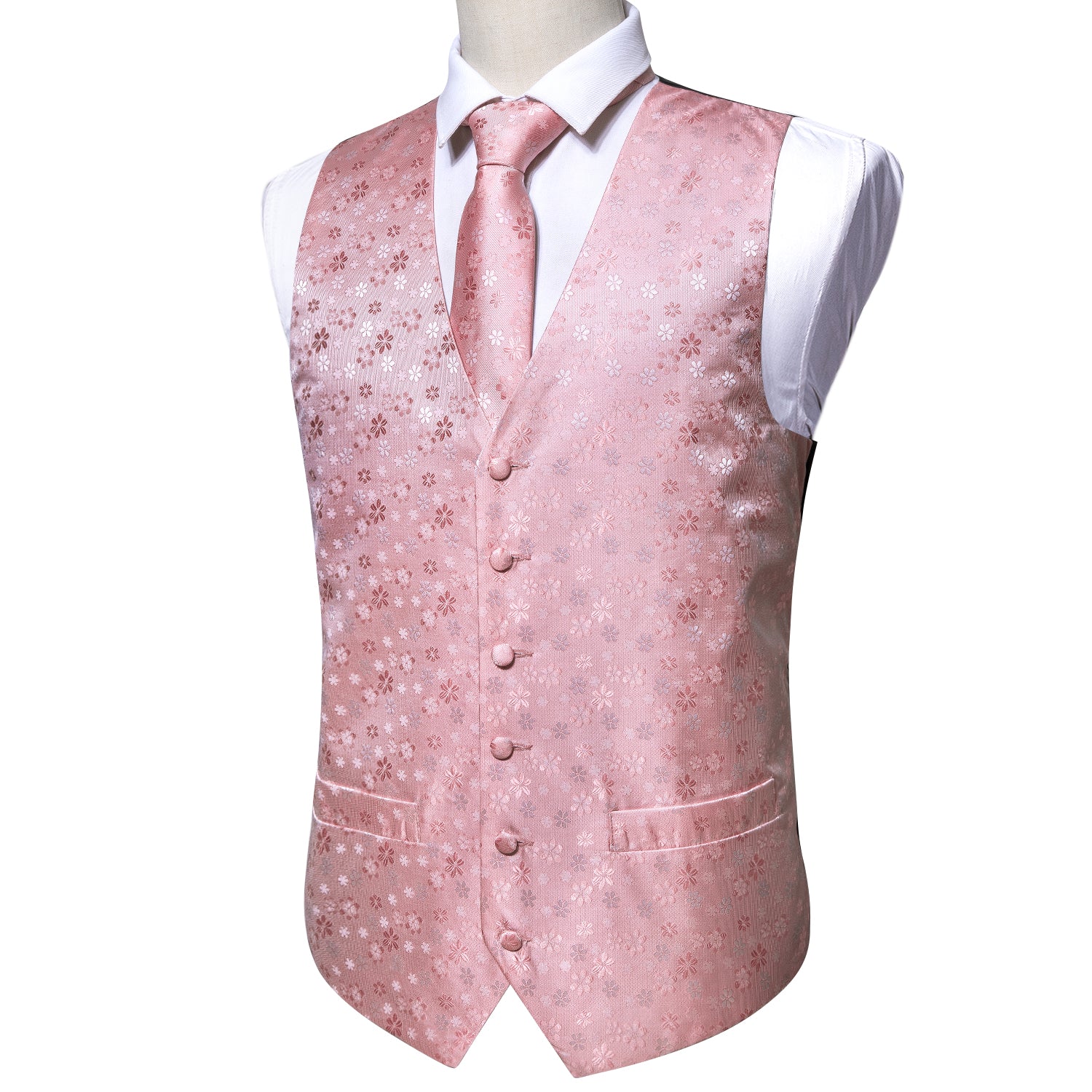 pink vest top
