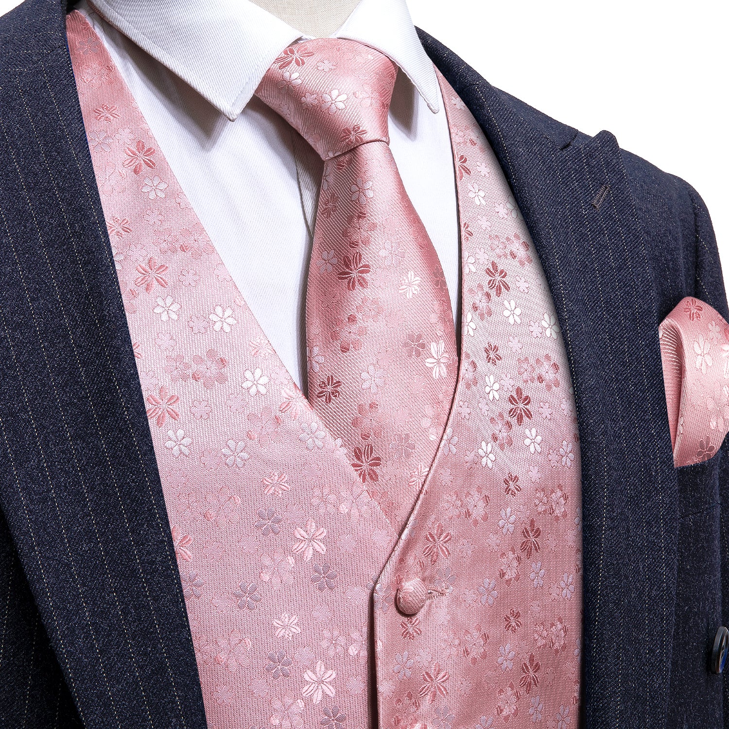 pink waistcoat