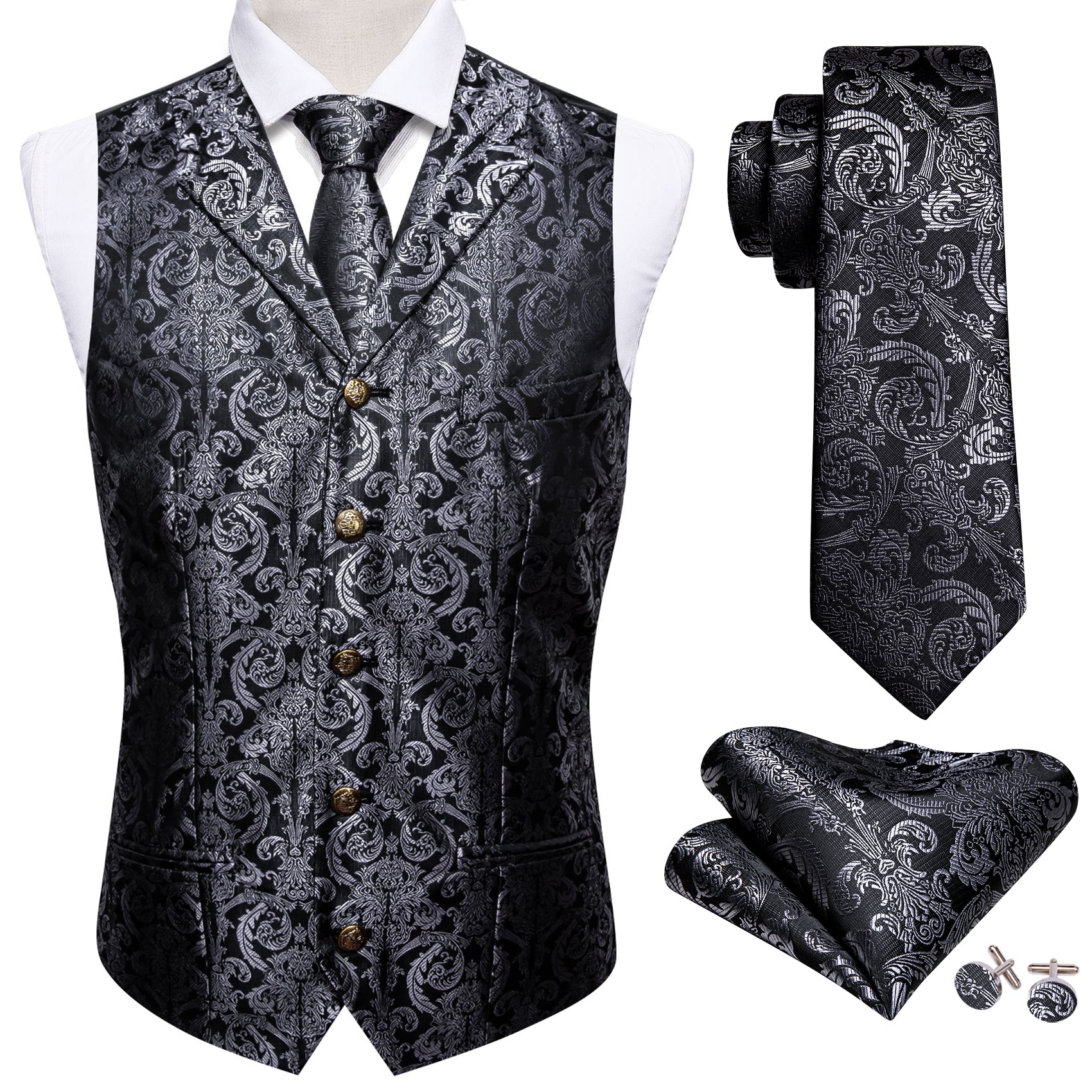 grey vest mens