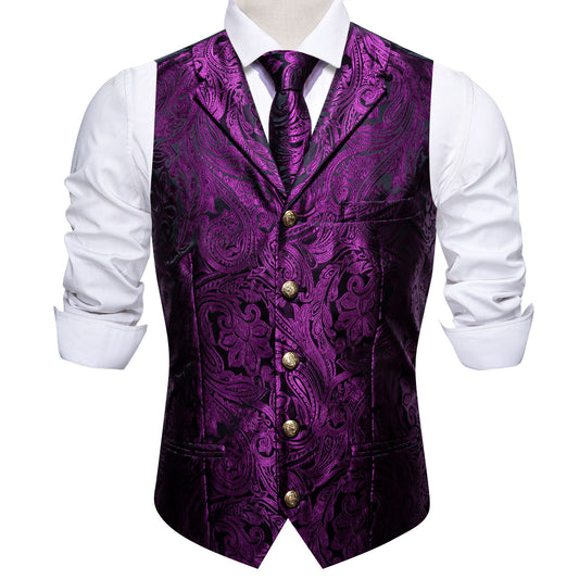 purple vest mens