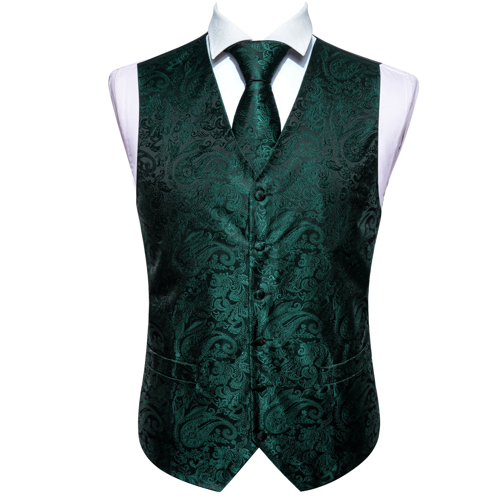green vest mens outfit