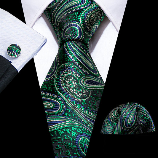 dark green tie