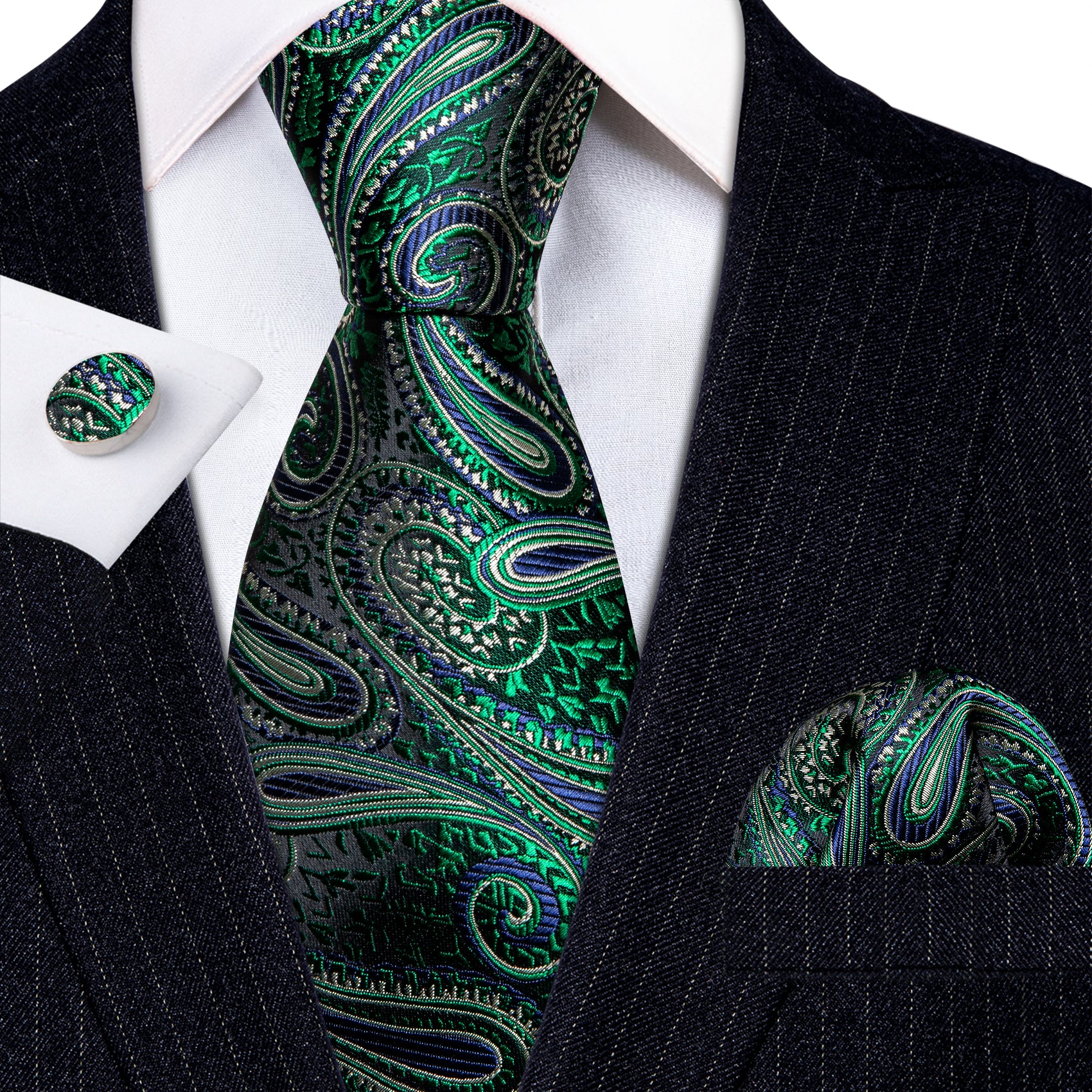 mens green tie