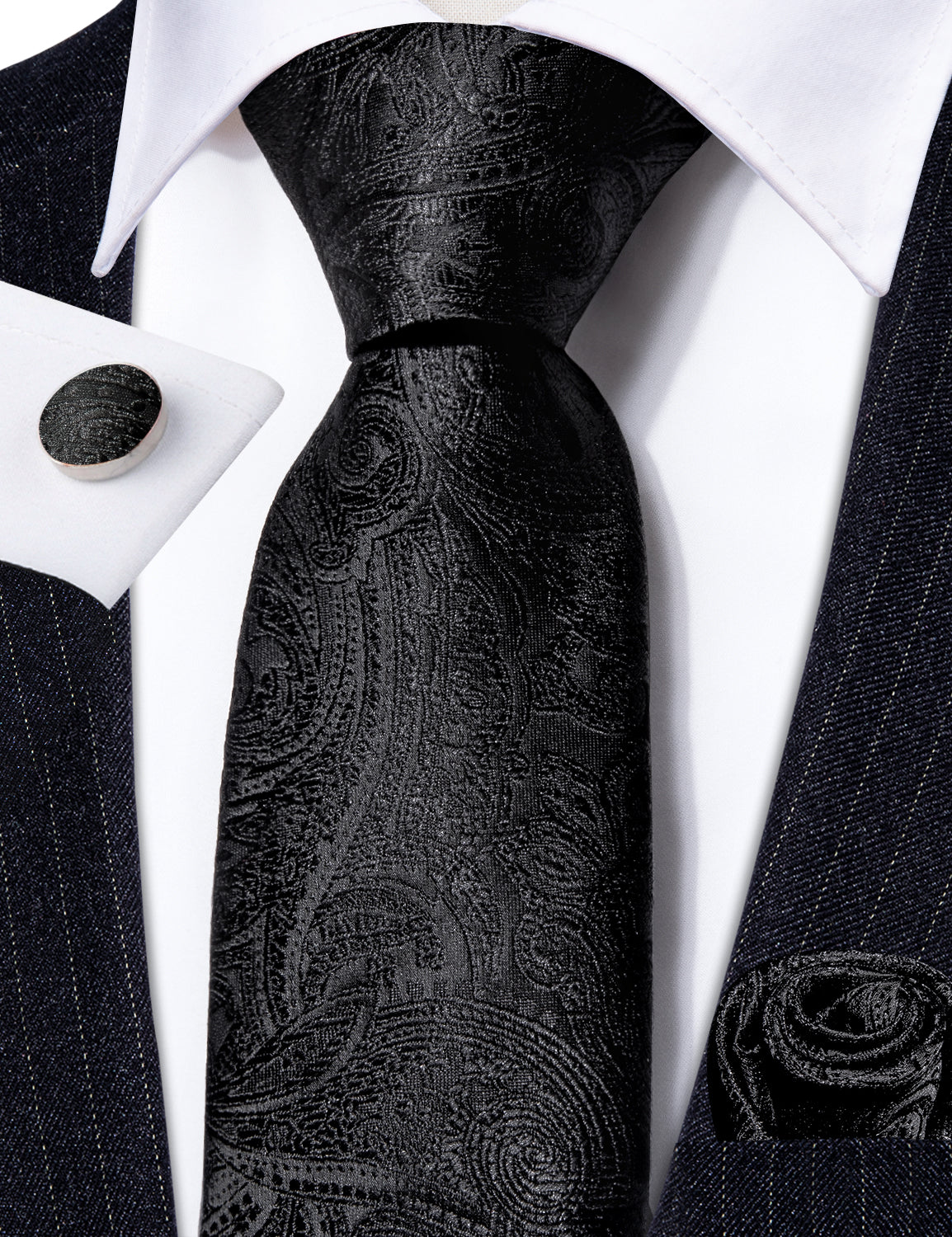 black ties with designs
