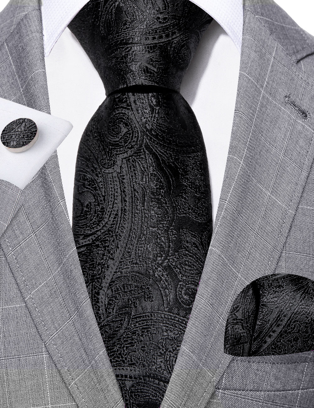 black tie with design