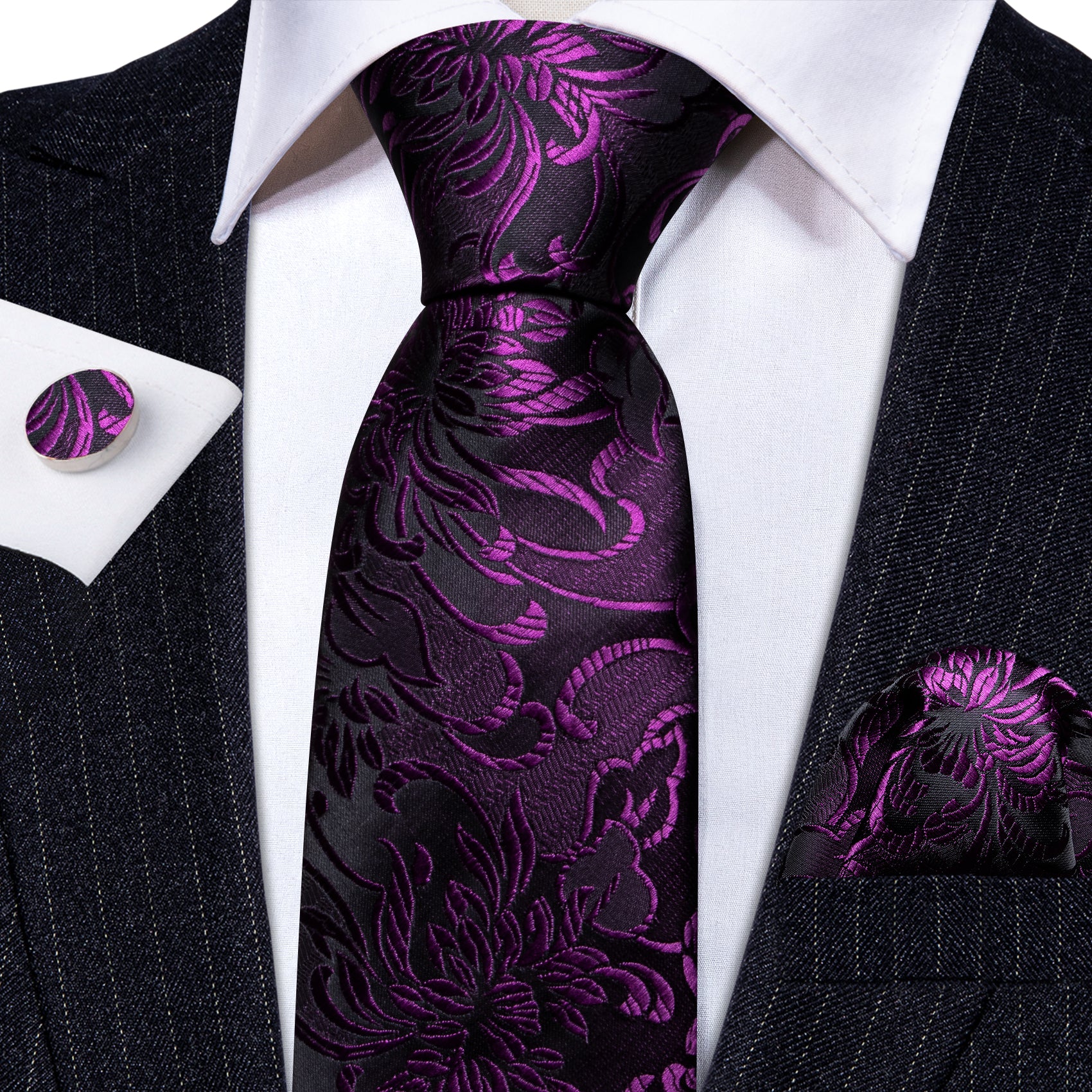 tie with pocket square