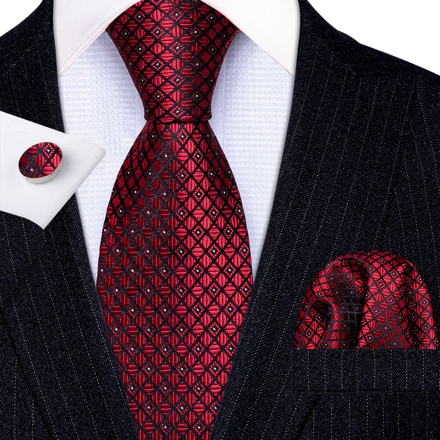 red mens ties