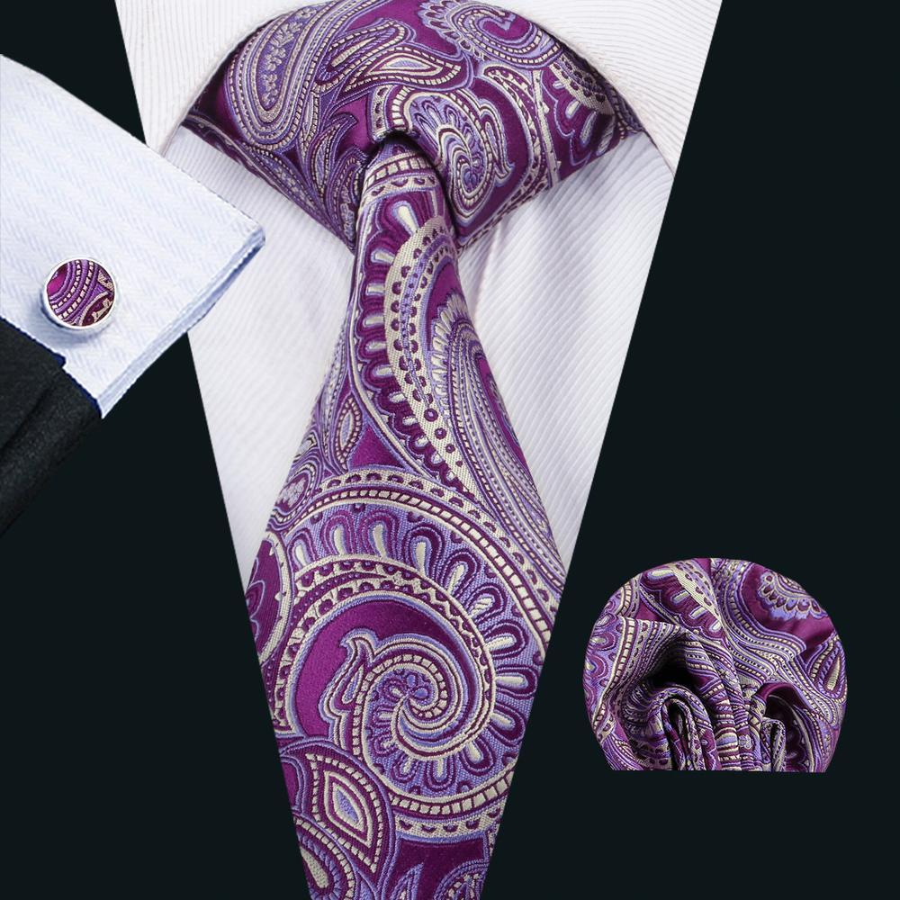 beige tie purple paisley jacquard mens necktie