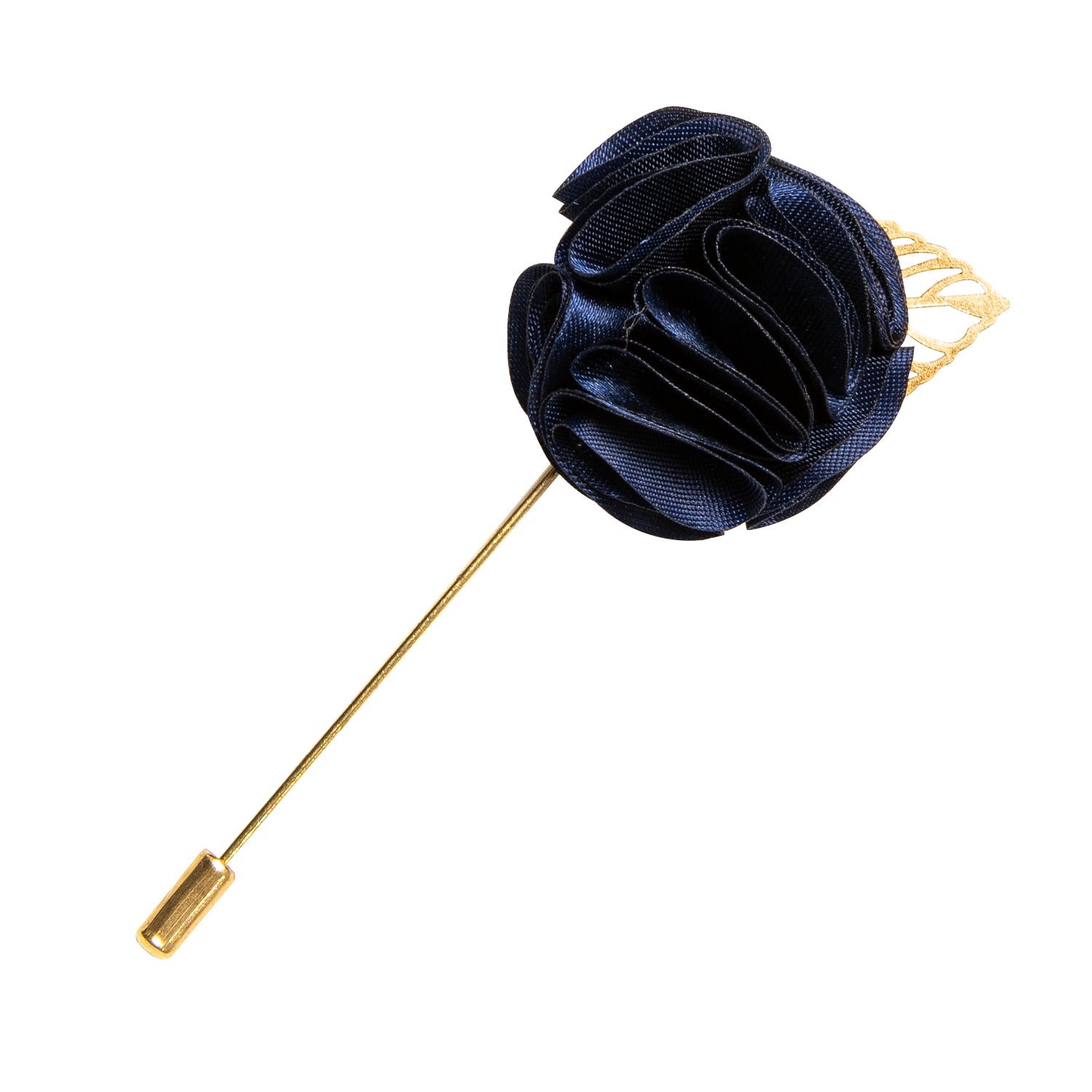 Novelty Blue Solid Lapel Pin
