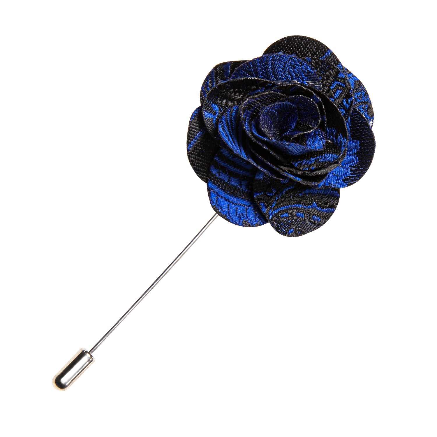 New Novelty Blue Flower Lapel Pin