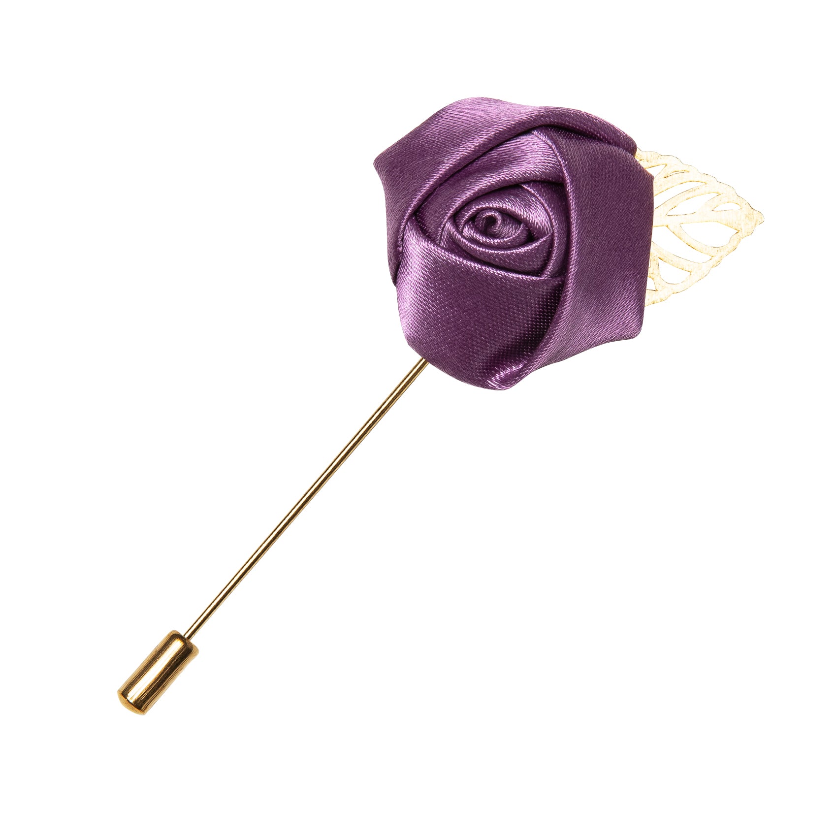 Novelty Purple Solid Lapel Pin